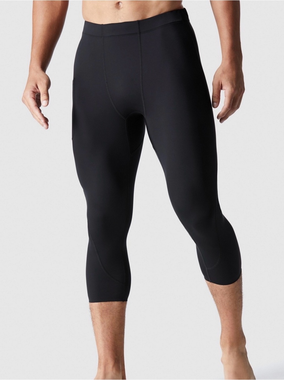 Fabletics The Baseline Tight 3/4 mens black pants size M
